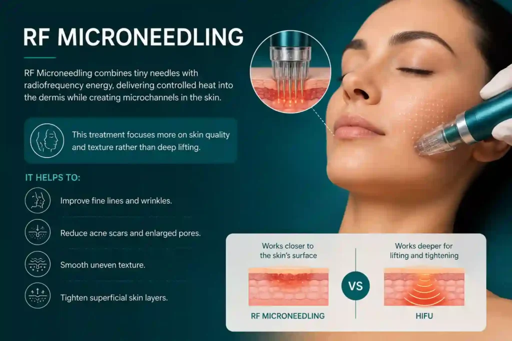 What Does RF Microneedling Do That HIFU Alone Cannot Hatfield